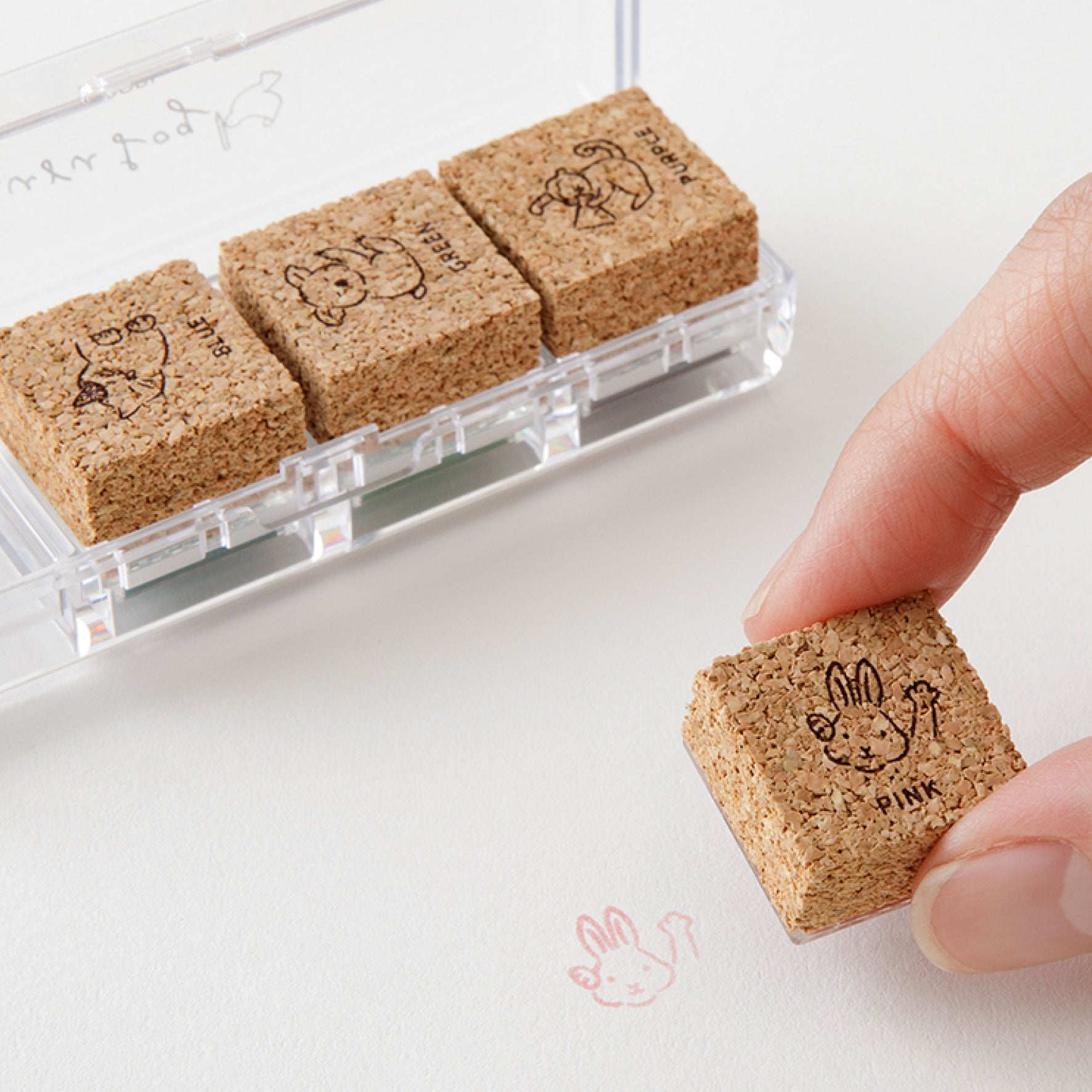 Midori - Stamp - Yuru Log - Pre-Inked - Animals
