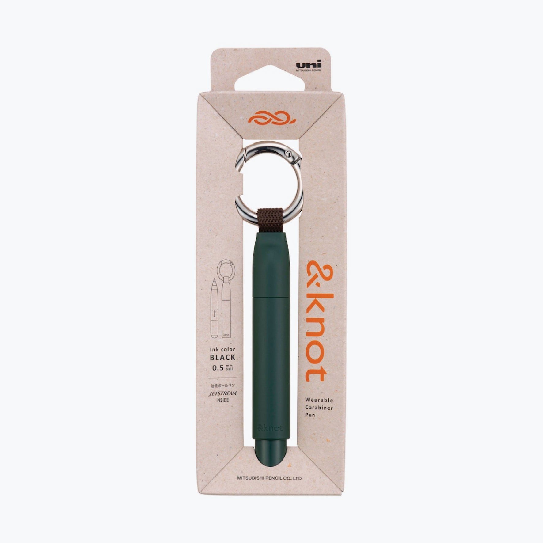 Mitsubishi Uni - Ballpoint Pen - &Knot - Cedar Green