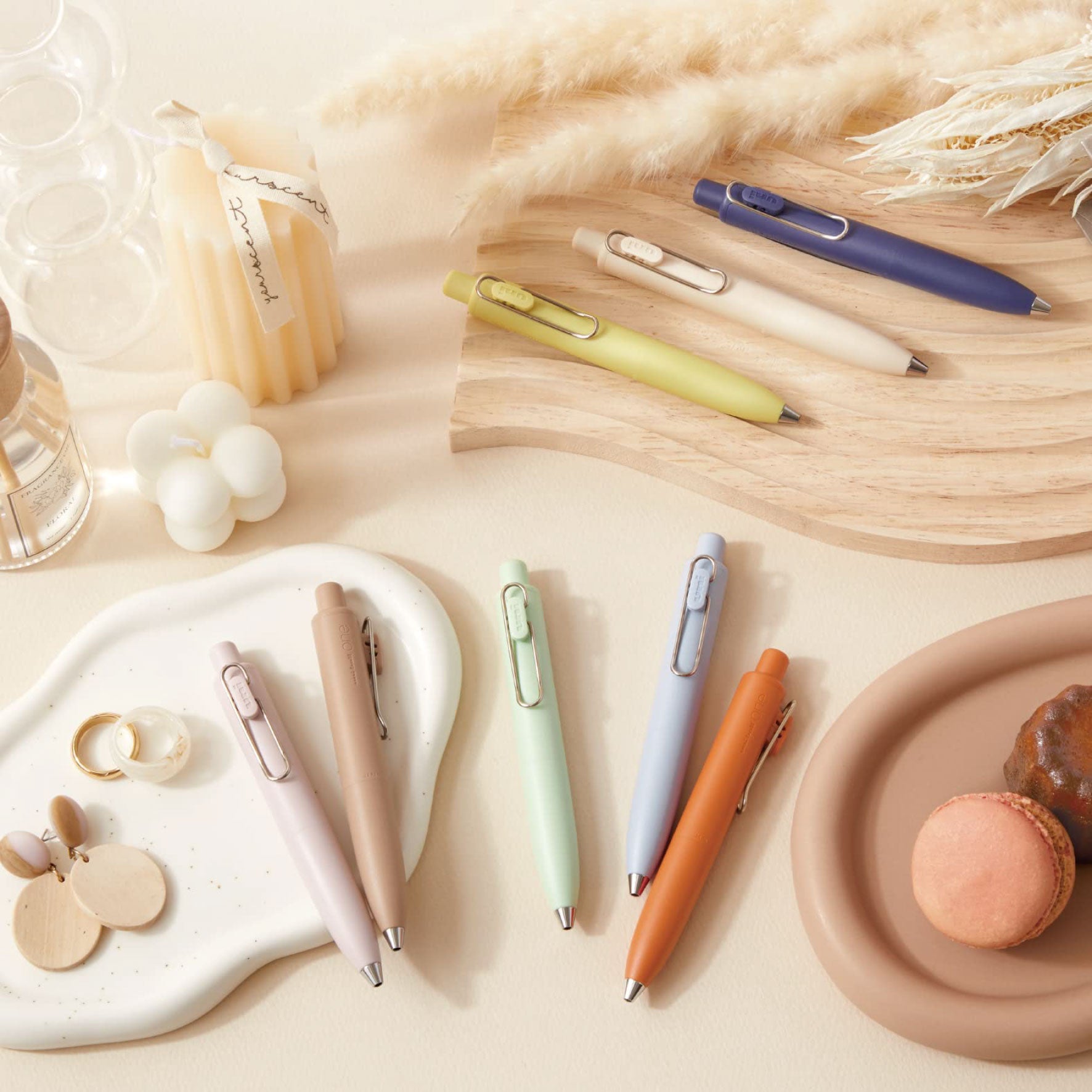 Mitsubishi Uni - Gel Pen - Uni-Ball One P - Mandarin