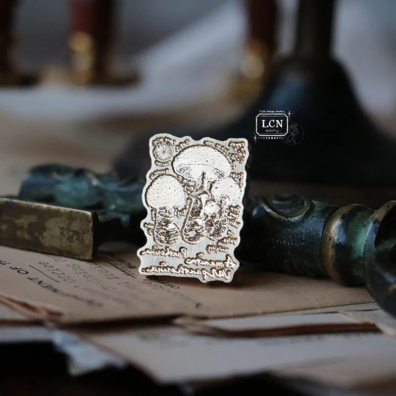 LCN Design Studio - Wax Seal Stamp Set - Mushroom 8