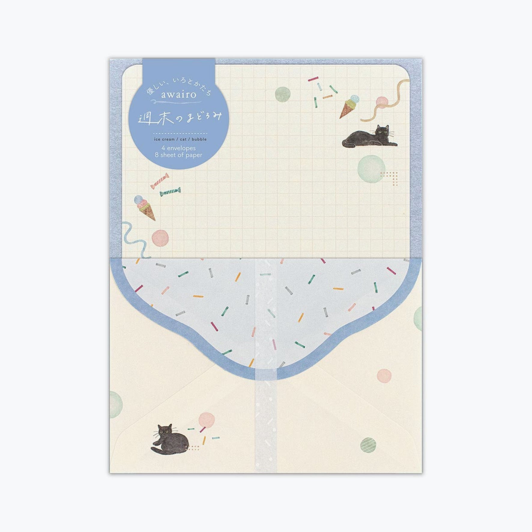 NB Japan - Letter Set - Awairo - Cat Sprinkles