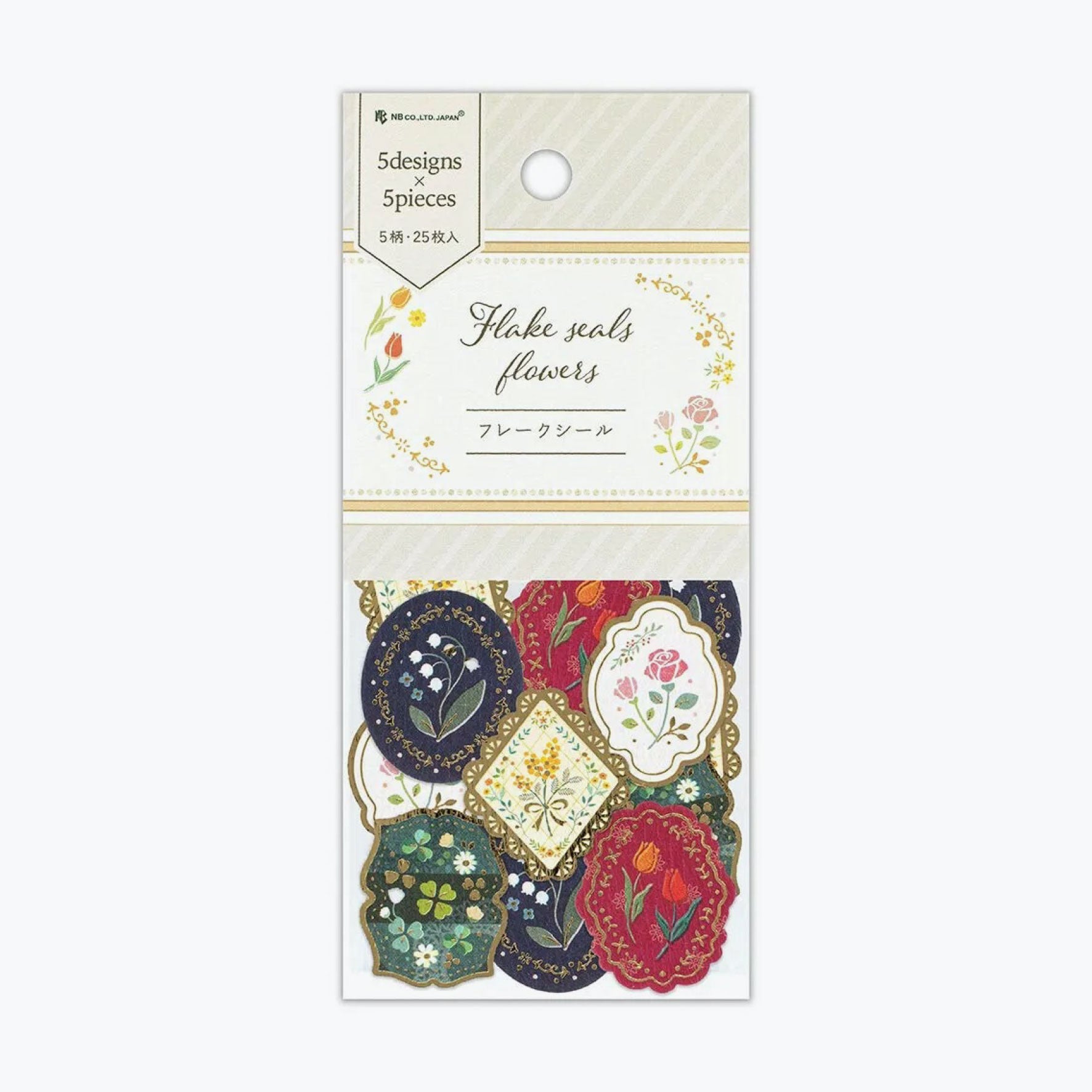 NB Japan - Planner Sticker - Flake Seal - Flowers