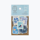 NB Japan - Planner Sticker - Flake Seal - Antik Piac - Blue