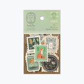 NB Japan - Planner Sticker - Flake Seal - Antik Piac - Green