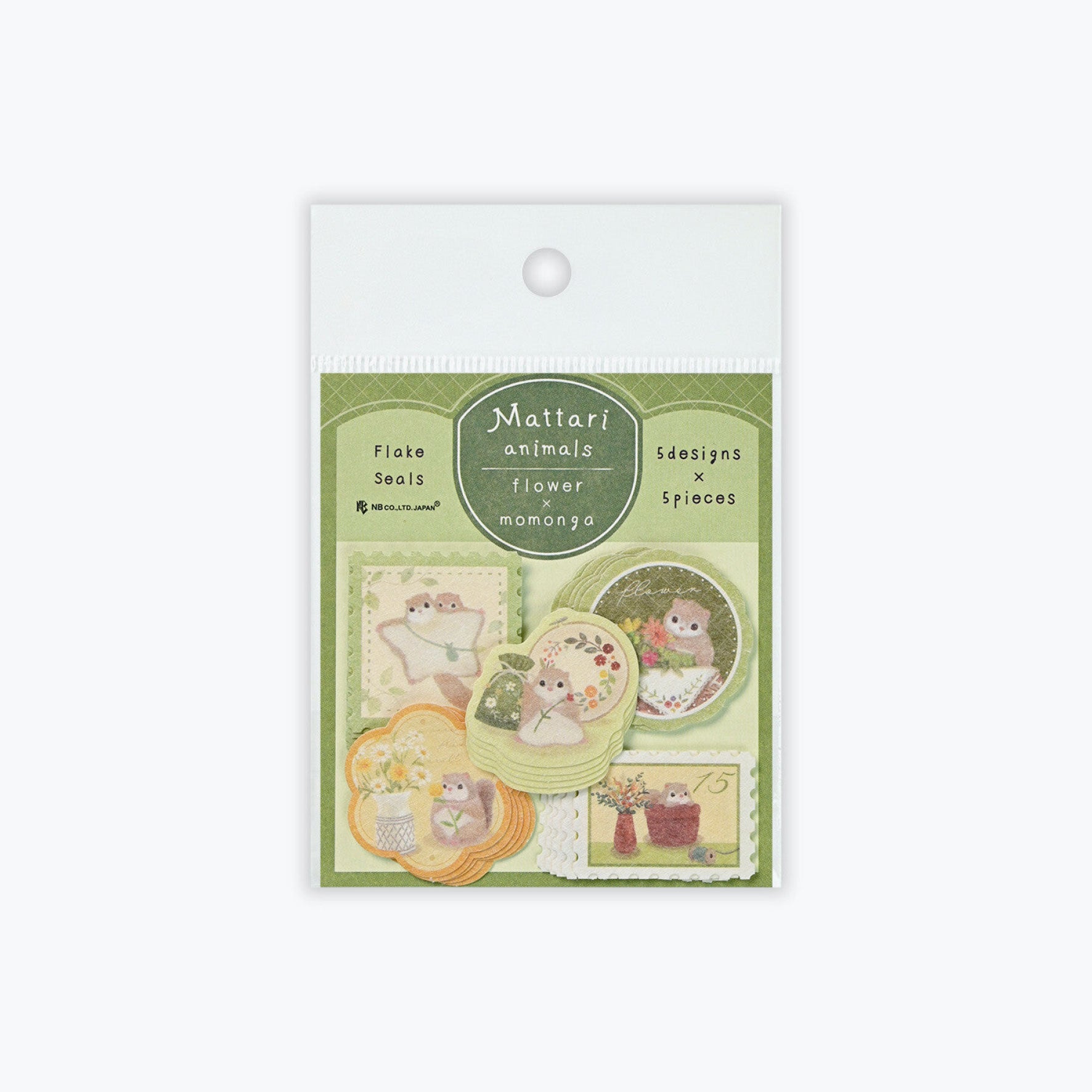 NB Japan - Planner Sticker - Flake Seal - Mattari Animals - Momonga