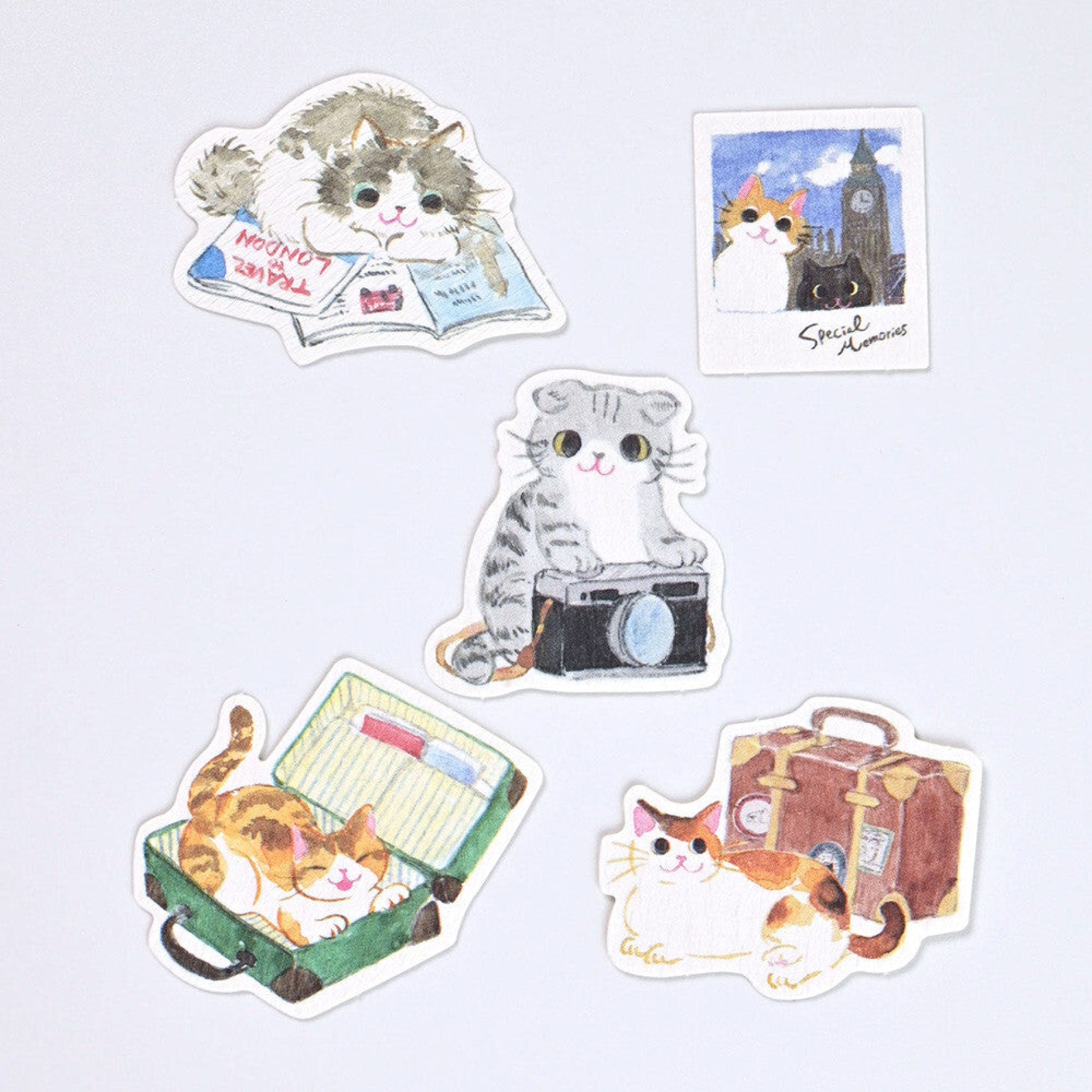 NB Japan - Planner Sticker - Flake Seal - Nekorobi - Travel