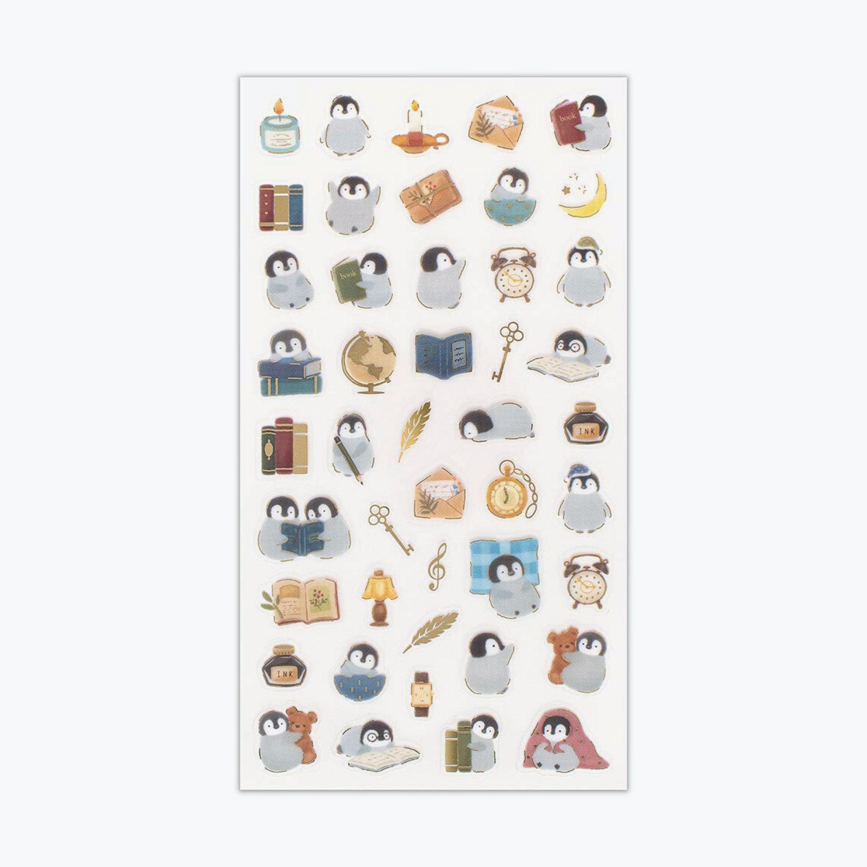 NB Japan - Planner Sticker - Mattari Animals Foil - Penguin