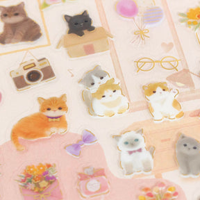 NB Japan - Planner Sticker - Mattari Animals Foil - Kitten