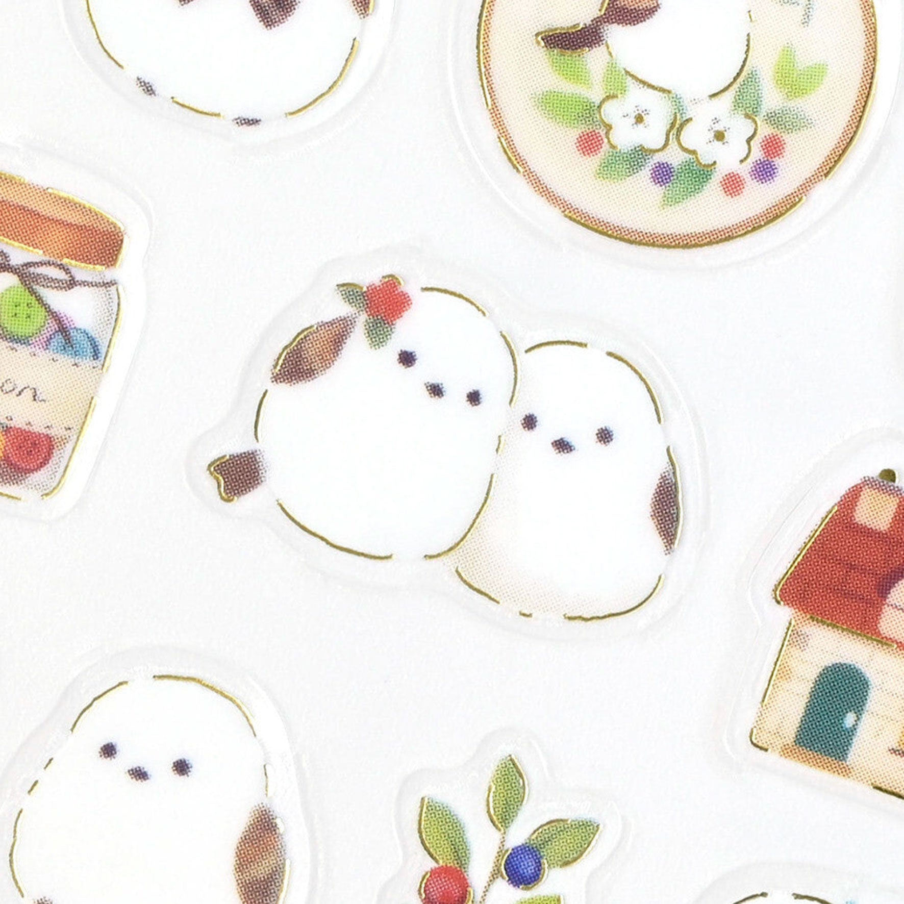 NB Japan - Planner Sticker - Mattari Animals Relaxing - Shimaenaga x Sewing
