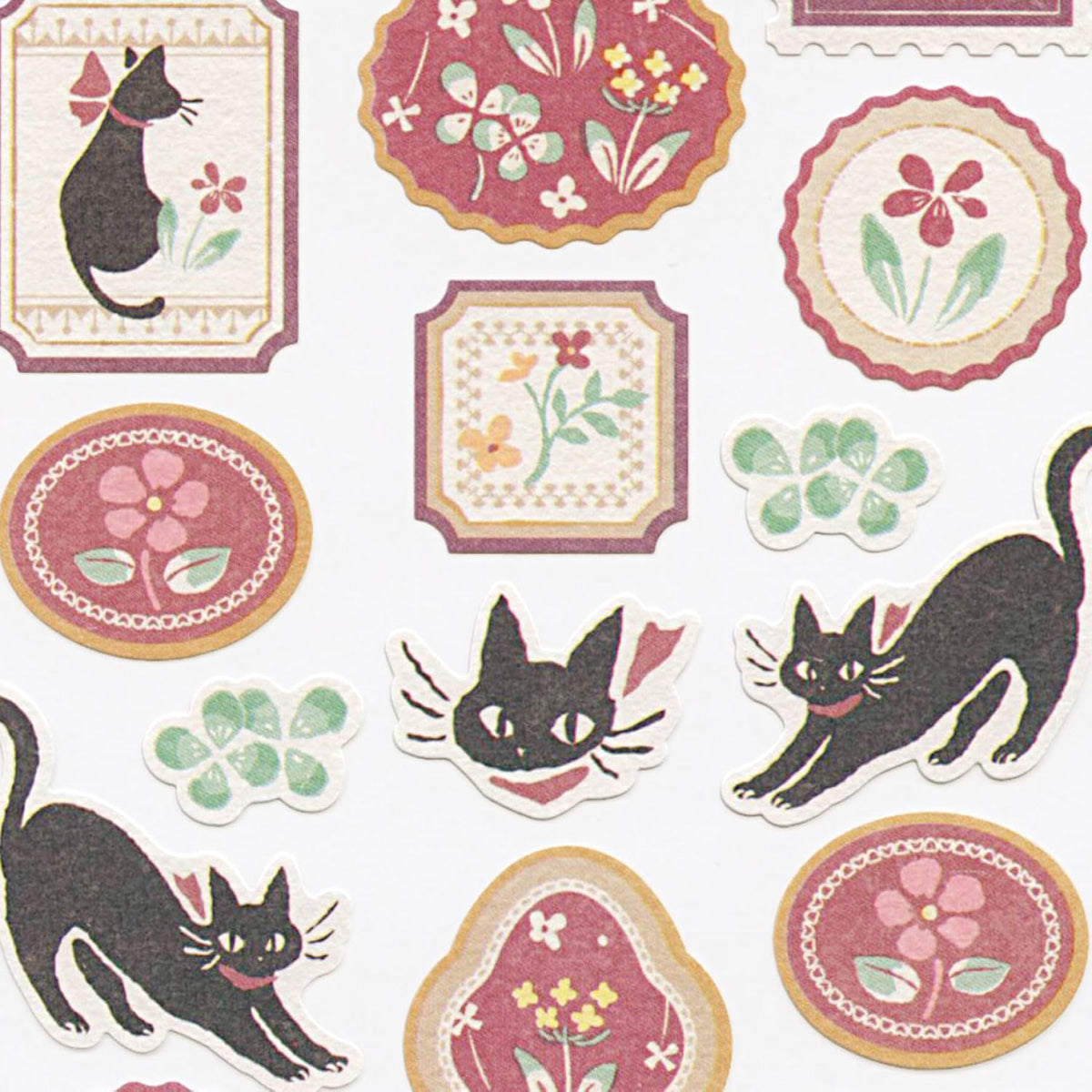 NB Japan - Planner Sticker - Wanowa - Black Cat