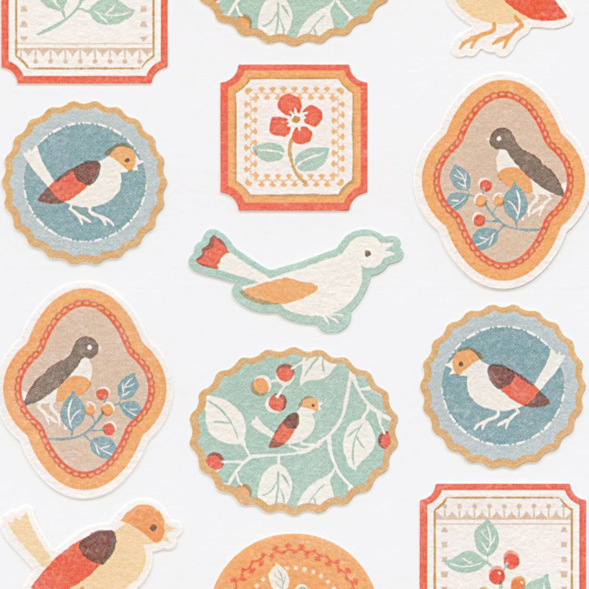 NB Japan - Planner Sticker - Wanowa - Birds & Fruit