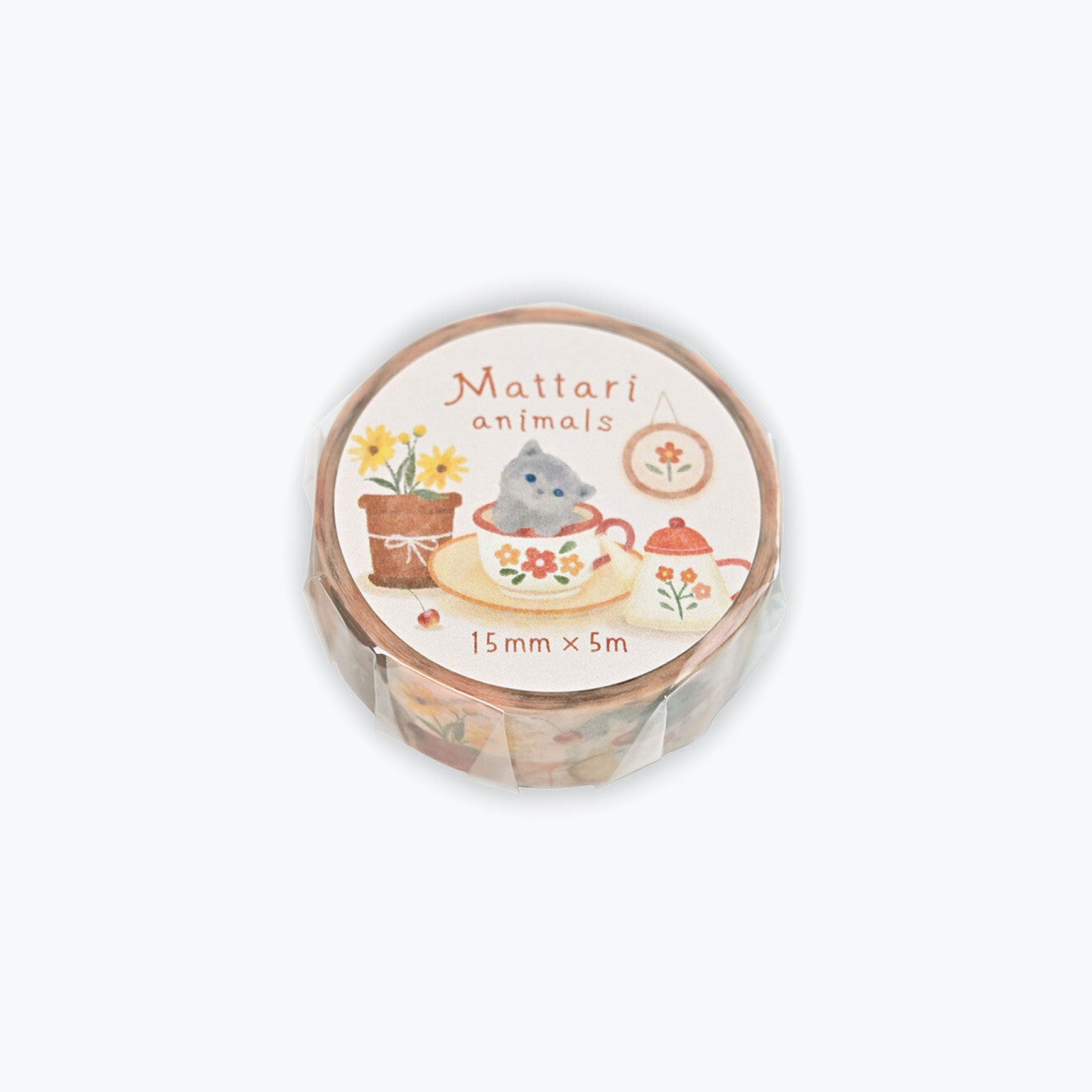 NB Japan - Washi Tape - Mattari Animals - Kitten