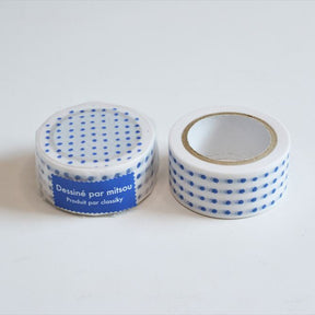 Classiky - Washi Tape - Mitsou (Polka Dots, Blue)
