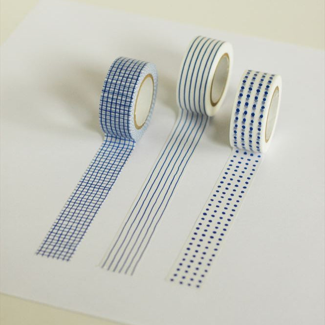 Classiky - Washi Tape - Mitsou (Polka Dots, Blue)