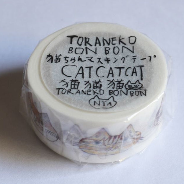 Classiky - Washi Tape - Toraneko Bonbon Cat B