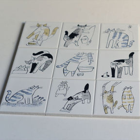Classiky - Tiger Cat Bonbon Printed Tile 02