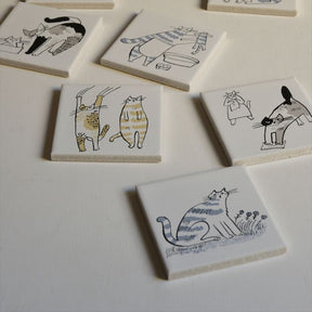 Classiky - Tiger Cat Bonbon Printed Tile 04