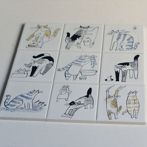Classiky - Tiger Cat Bonbon Printed Tile 03