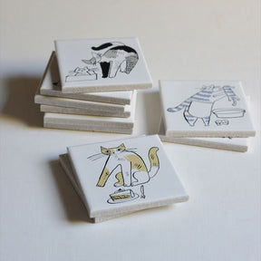 Classiky - Tiger Cat Bonbon Printed Tile 08