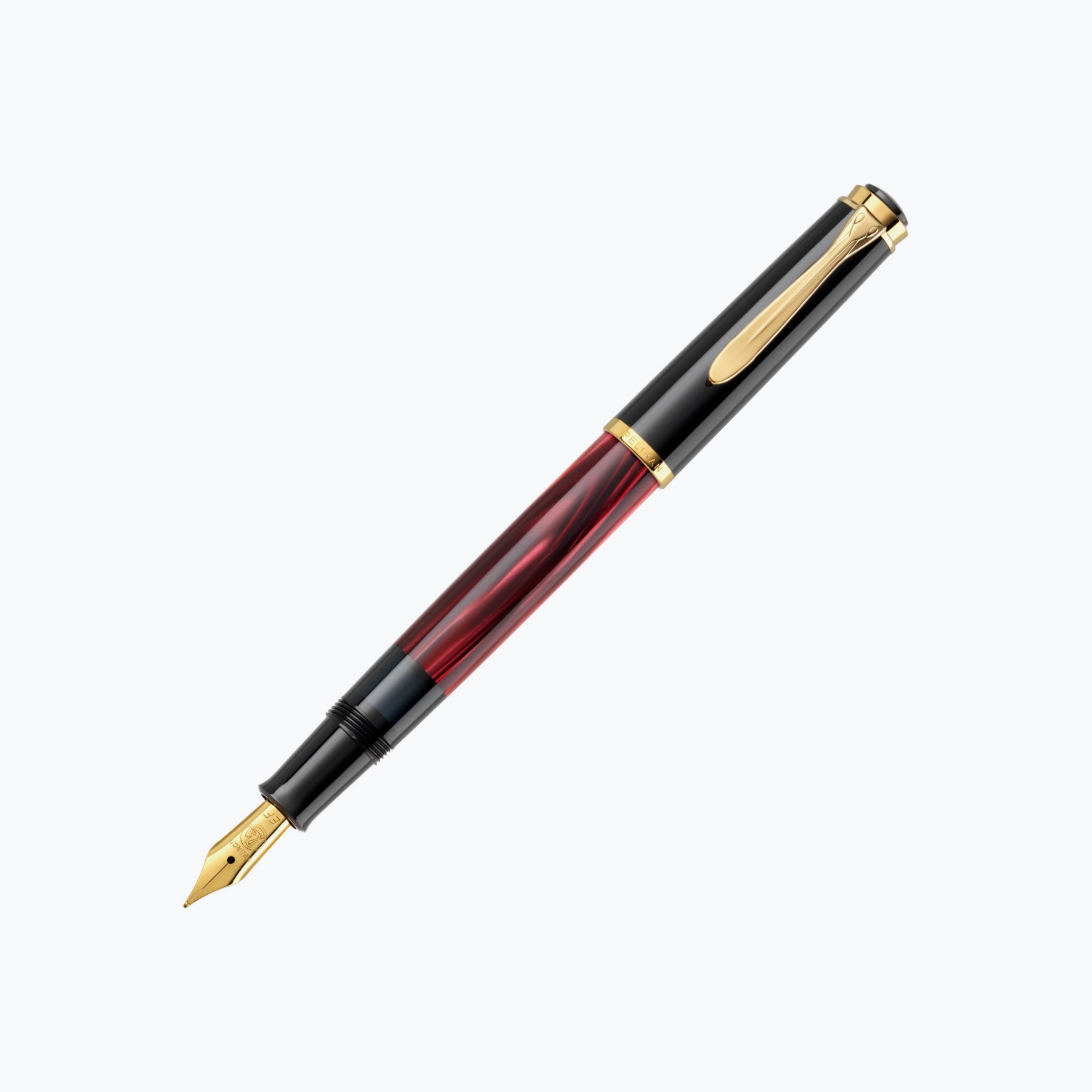 Pelikan - Fountain Pen - Classic M200 - Red Marbled <Outgoing>