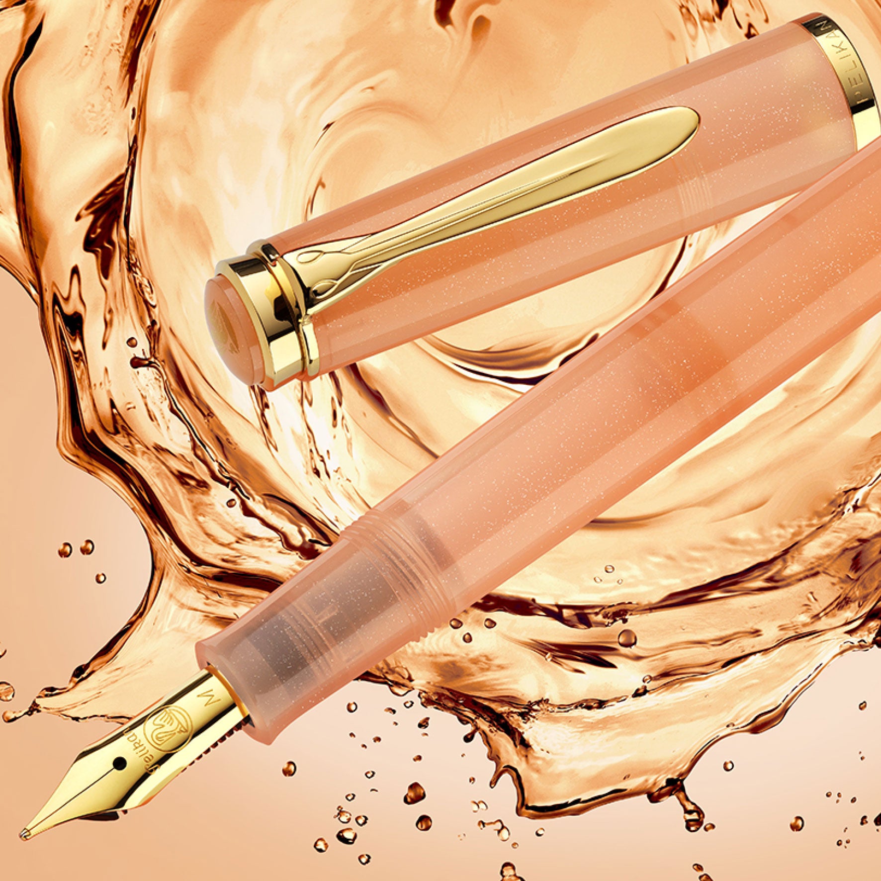 Pelikan - Fountain Pen - Classic M200 - Apricot Achat <Outgoing>