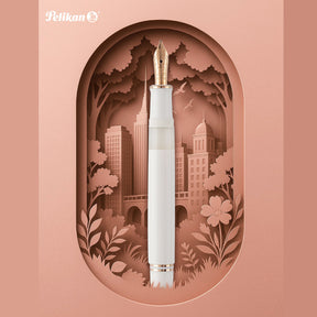 Pelikan - Fountain Pen - Souverän M600 - White & Rose Gold