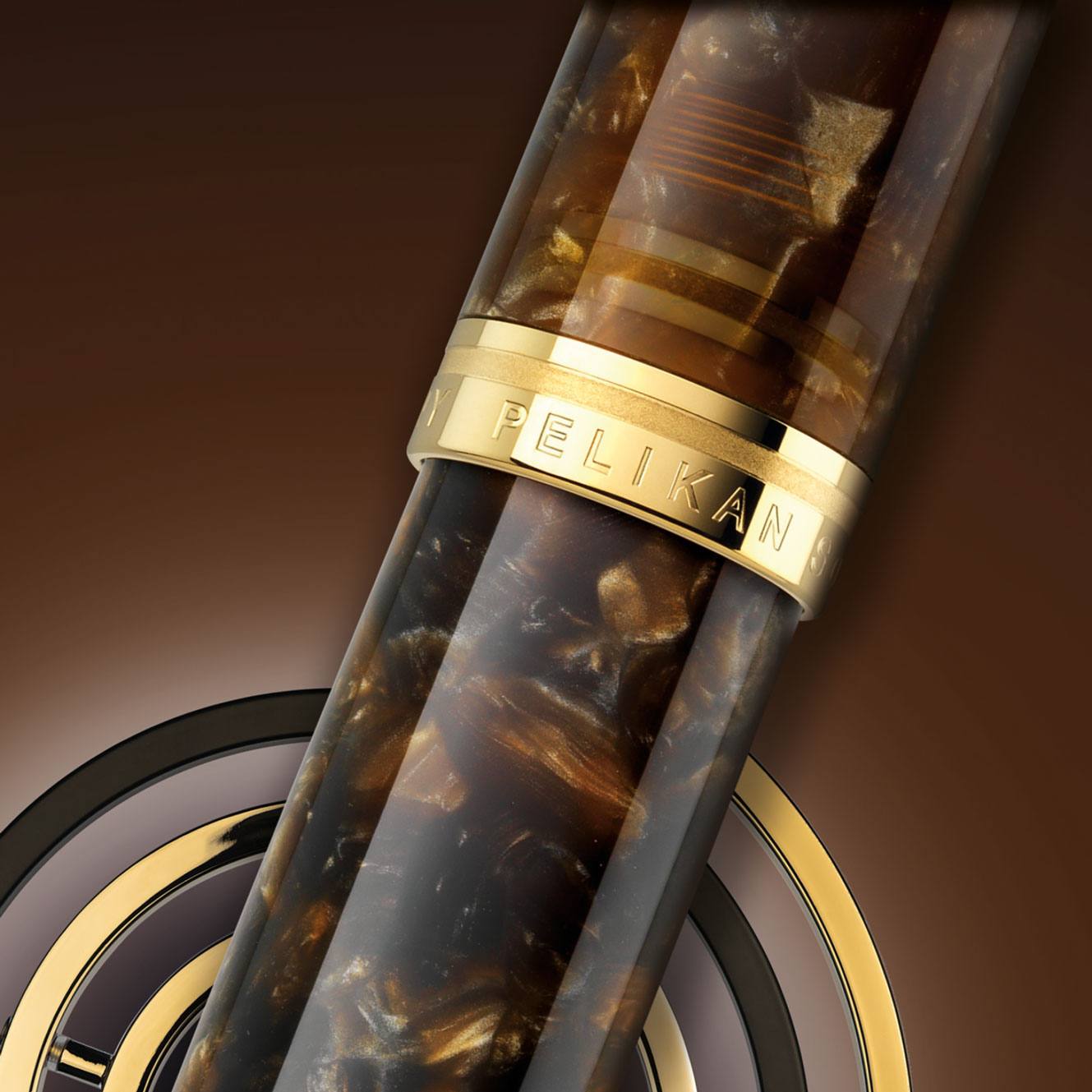 Pelikan - Souverän M1000 Fountain Pen - Renaissance Brown <Outgoing>