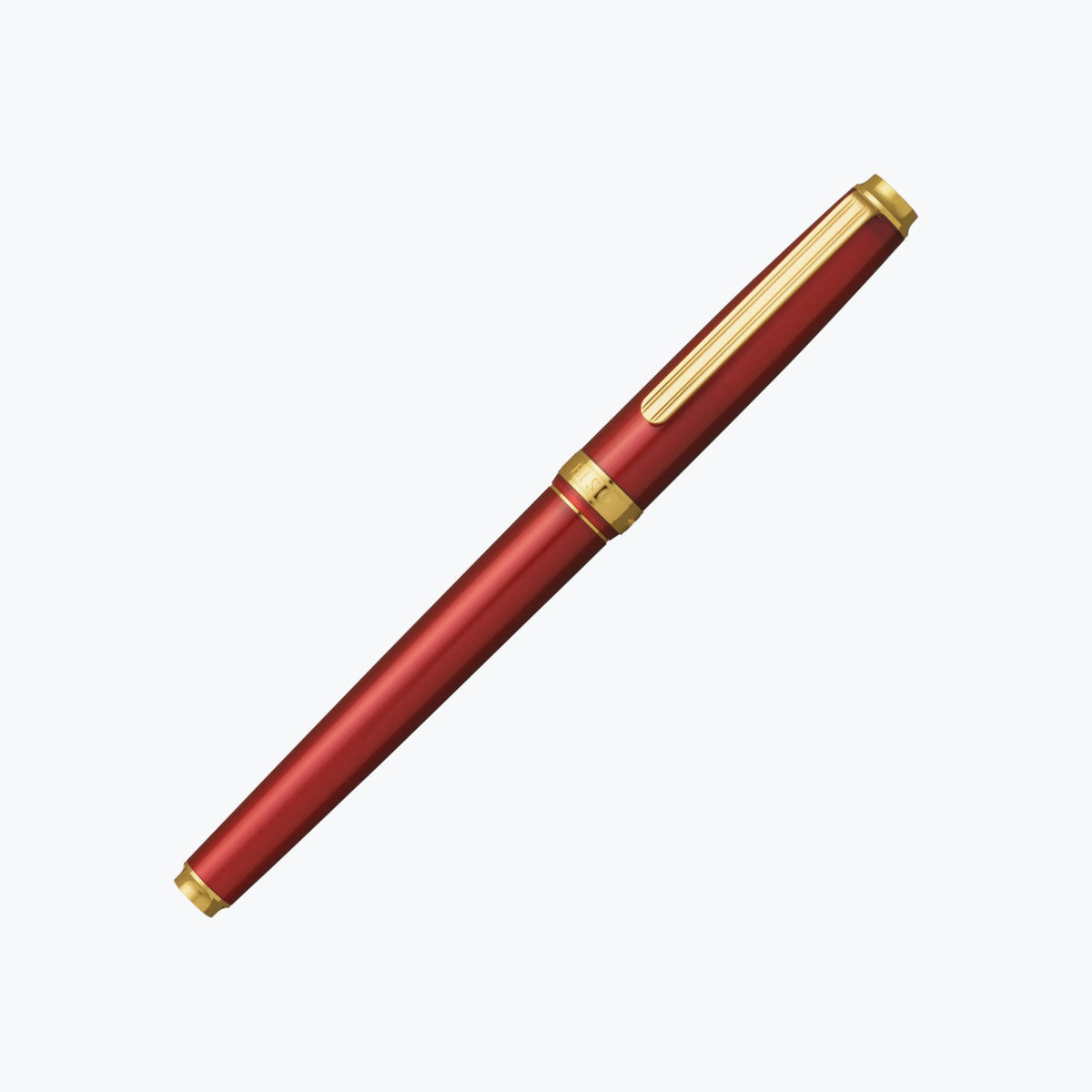 Platinum - Fountain Pen - Biso - Flame Red