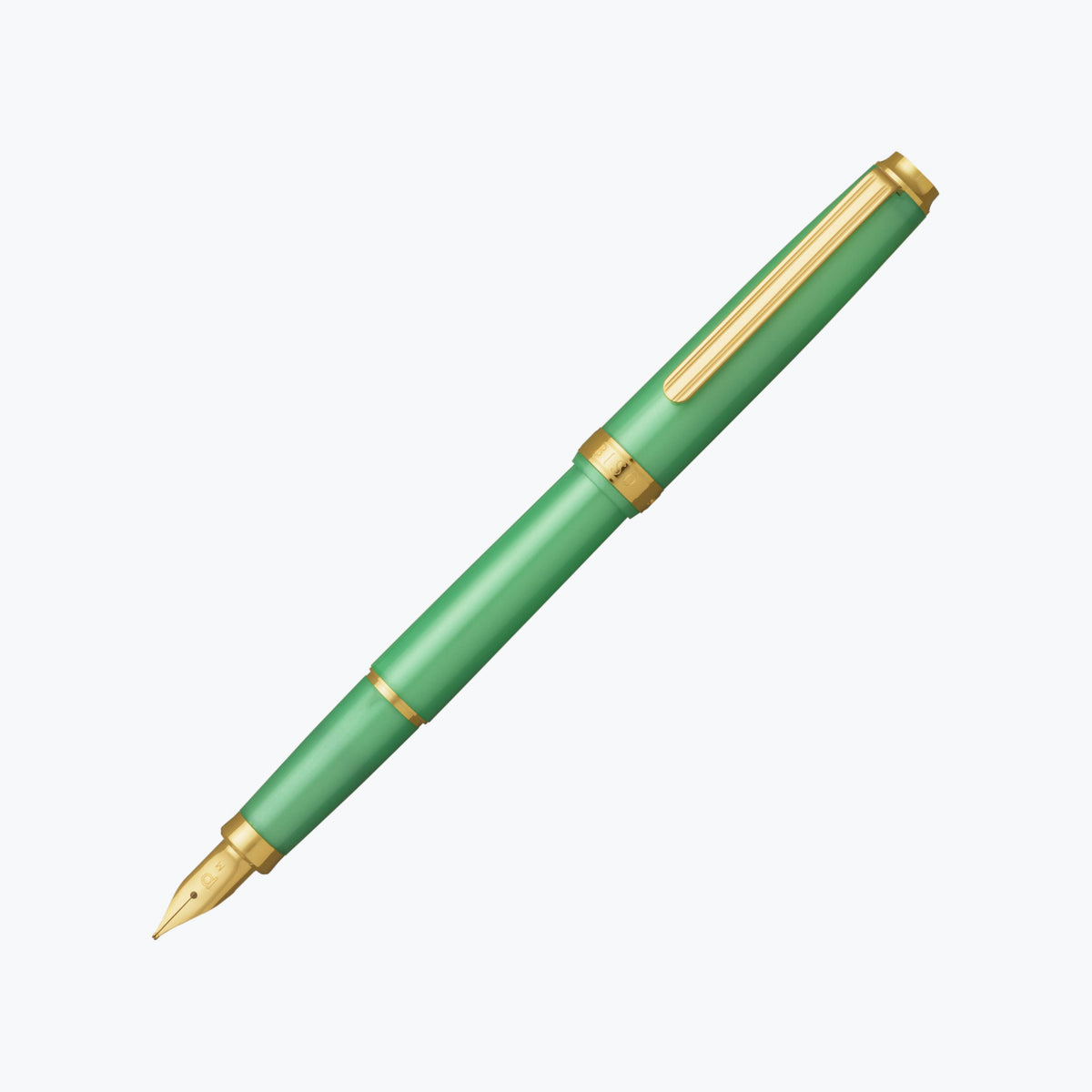 Platinum - Fountain Pen - Biso - Sparkle Mint Green