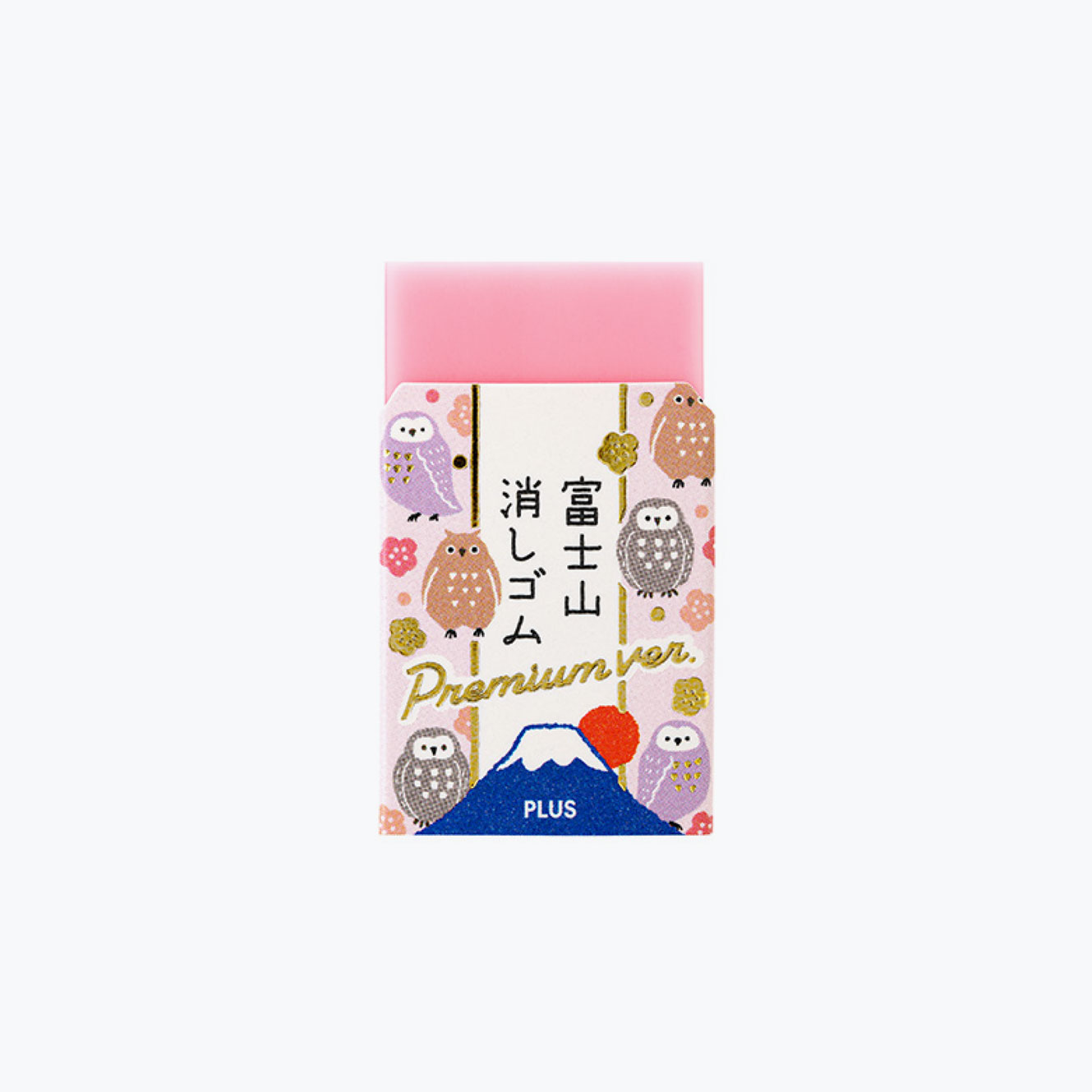 Plus - Eraser - Air-In - Mt. Fuji - Amulet - Owl