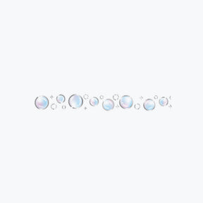 Plus - Washi Tape - Deco Rush - Kirari - 10mm - Bubbles