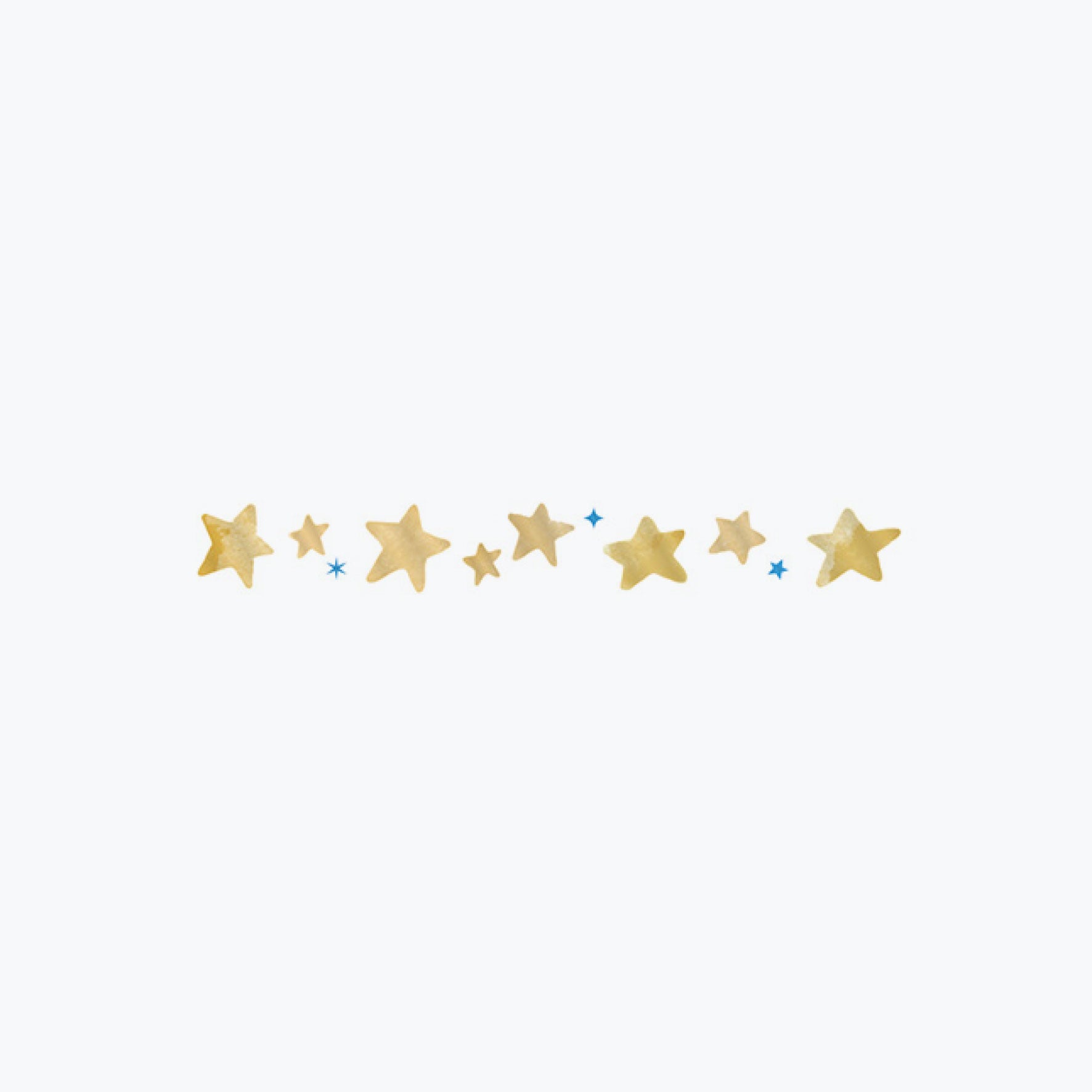 Plus - Washi Tape - Deco Rush - Kirari - 10mm - Stars