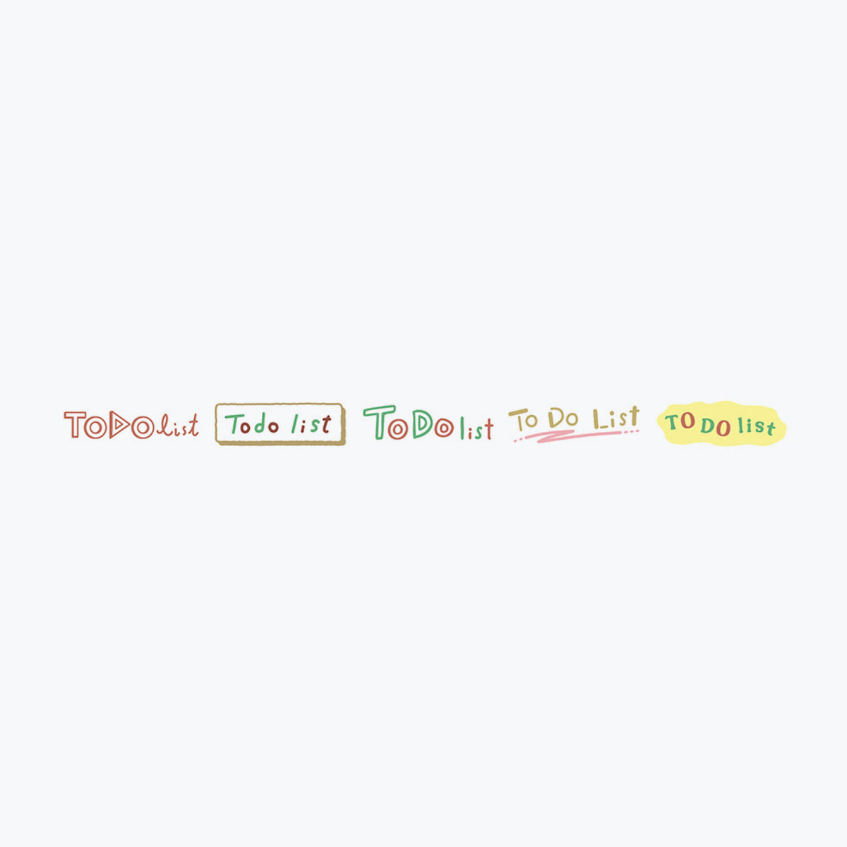 Plus - Washi Tape - Deco Rush - Topic - 10mm - To Do List