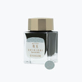 Sailor Shikiori Kusa Asobi pale grey fountain pen ink in a glass bottle