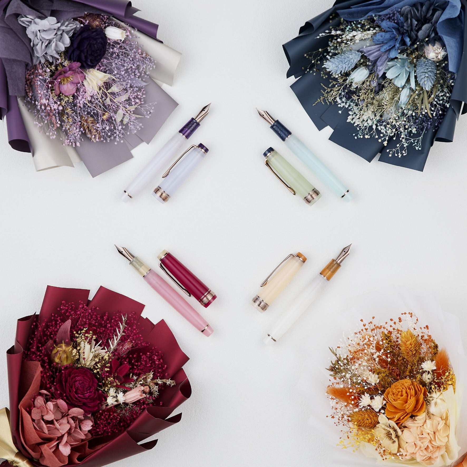Sailor - Fountain Pen - ProGear Slim - Dried Flower - Pink Rose