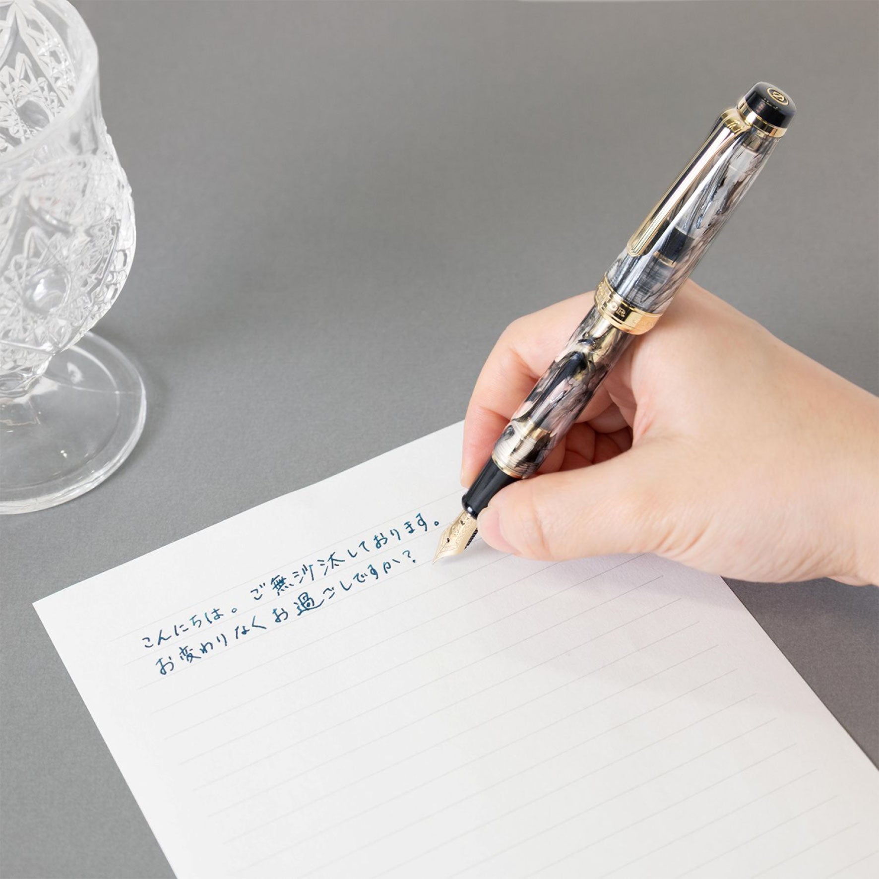 Sailor - Fountain Pen - ProGear - Veilio #4 - Pearl Black