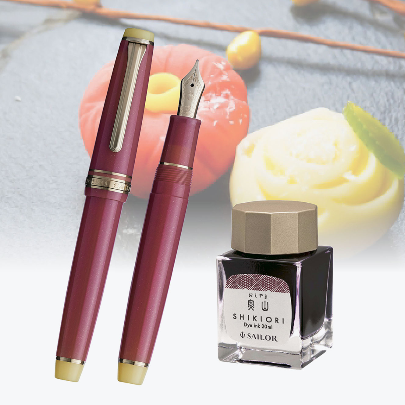 Sailor - Fountain Pen Set - ProGear Slim - Japanese Sweets - Nerikiri <Outgoing>