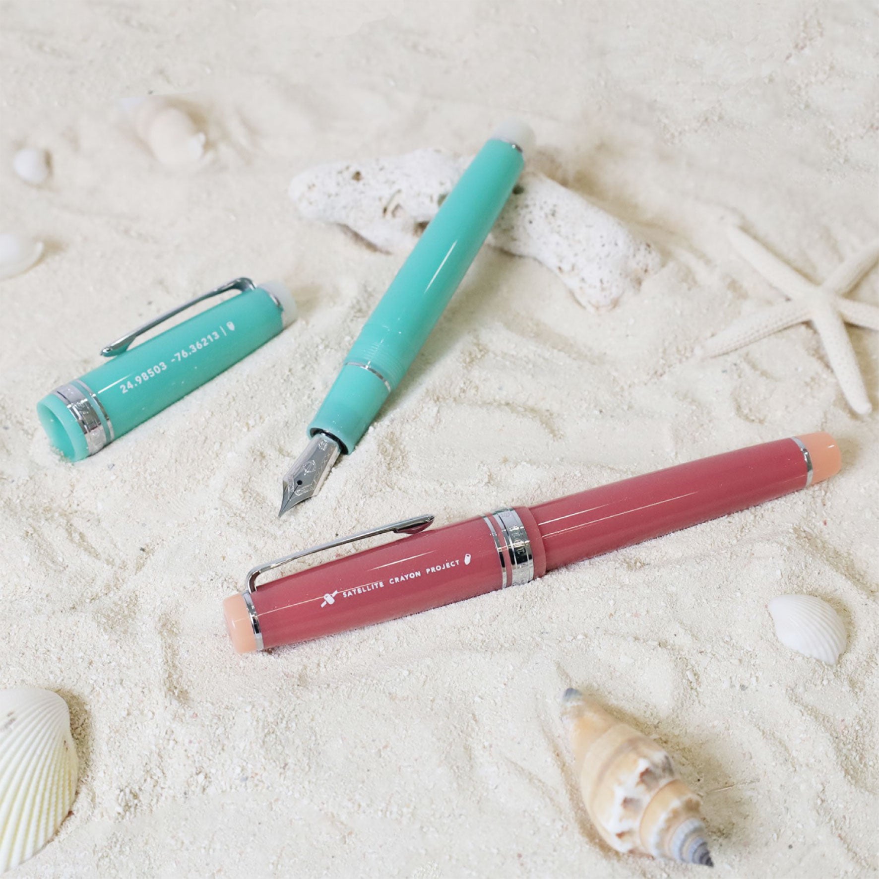 Sailor x Satellite Crayon Project - Fountain Pen - ProGear - Eleuthera Island
