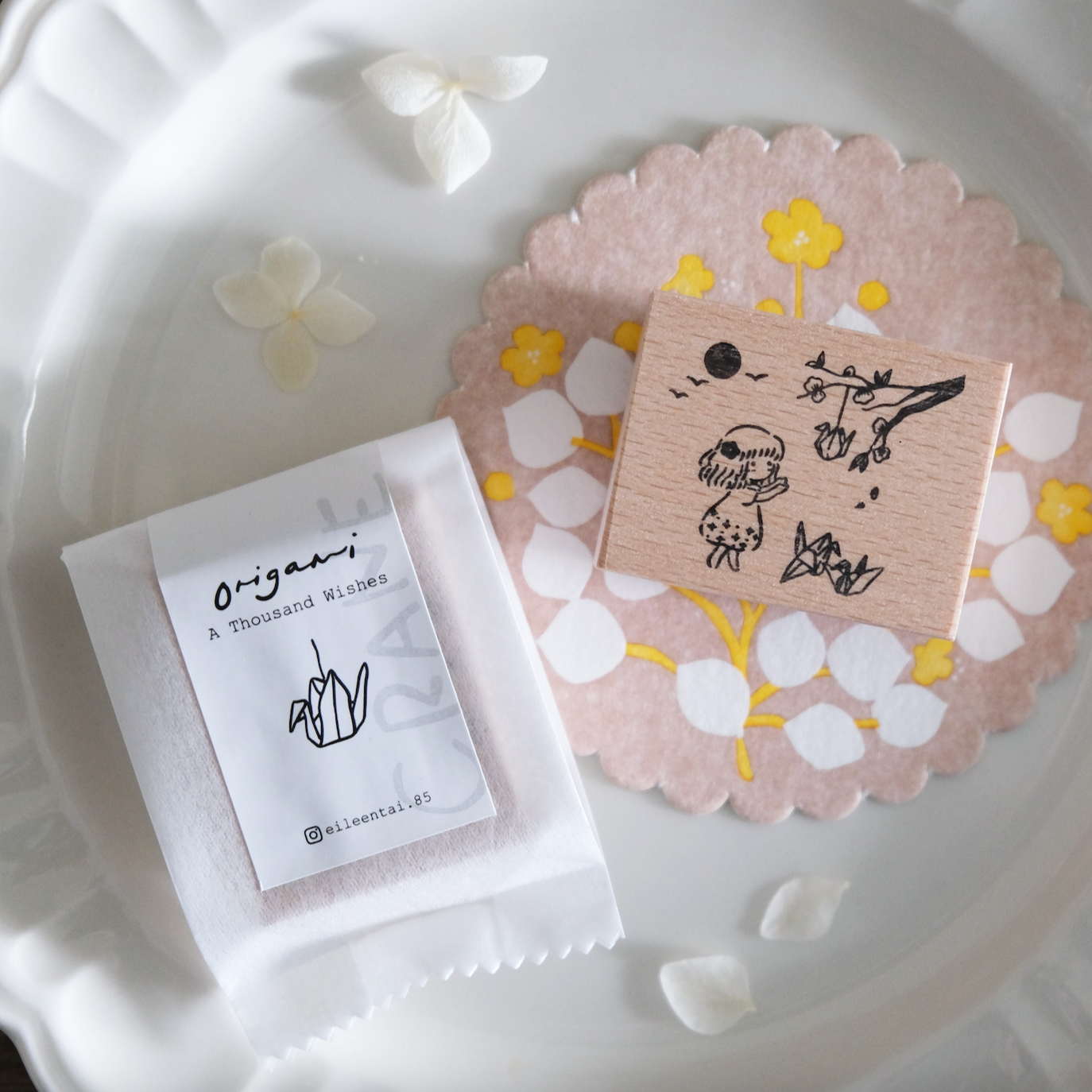 Eileen Tai - Stamp - Paper Crane