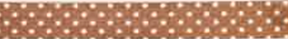 Classiky - Washi Tape - Dots (Brown)