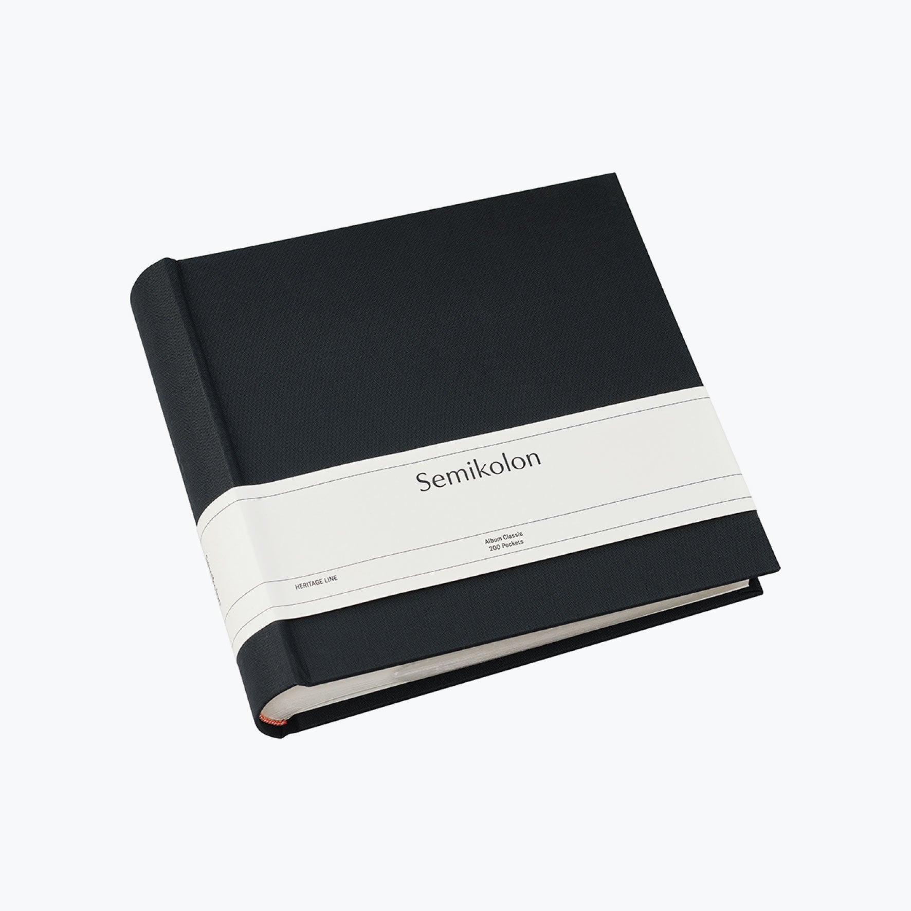 Semikolon - Photo Album - 200 Pockets - Heritage - Black