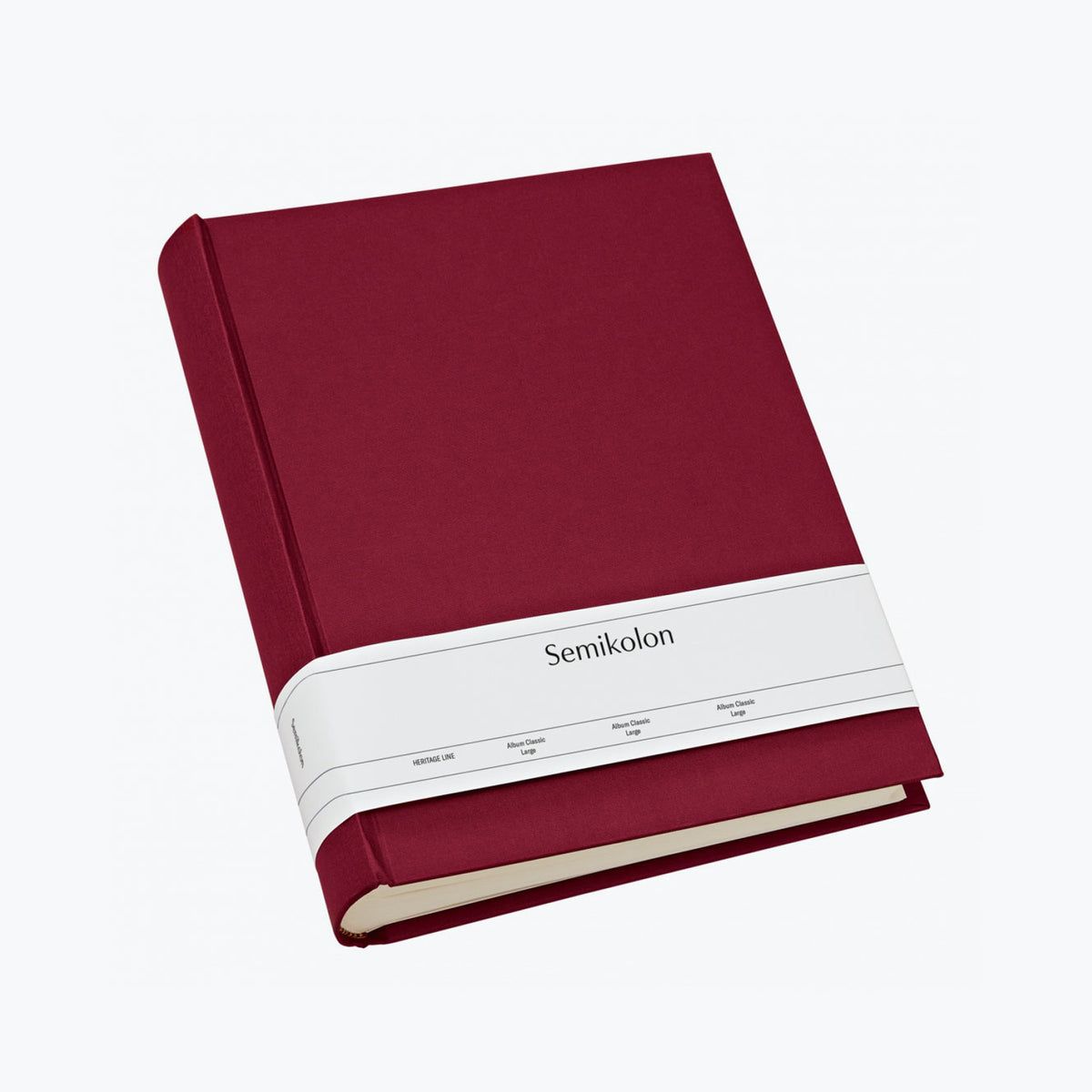 Semikolon - Photo Album - Heritage - Large - Burgundy