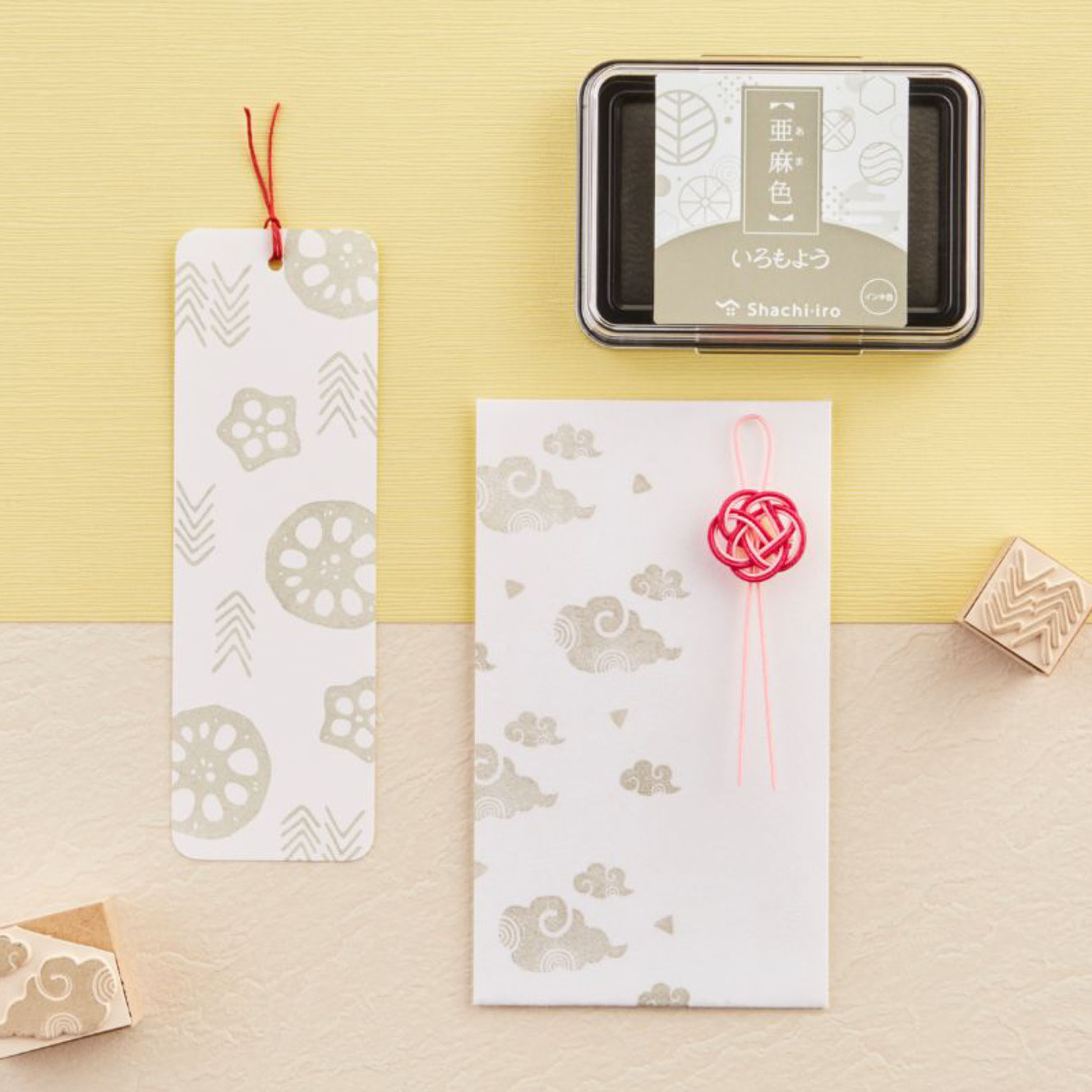 Shachihata - Stamp Pad - Oil-Based Ink - Iromoyo 2024 - HAC-1L-PGR