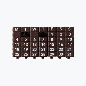 Shachihata - Stamp - Perpetual Calendar