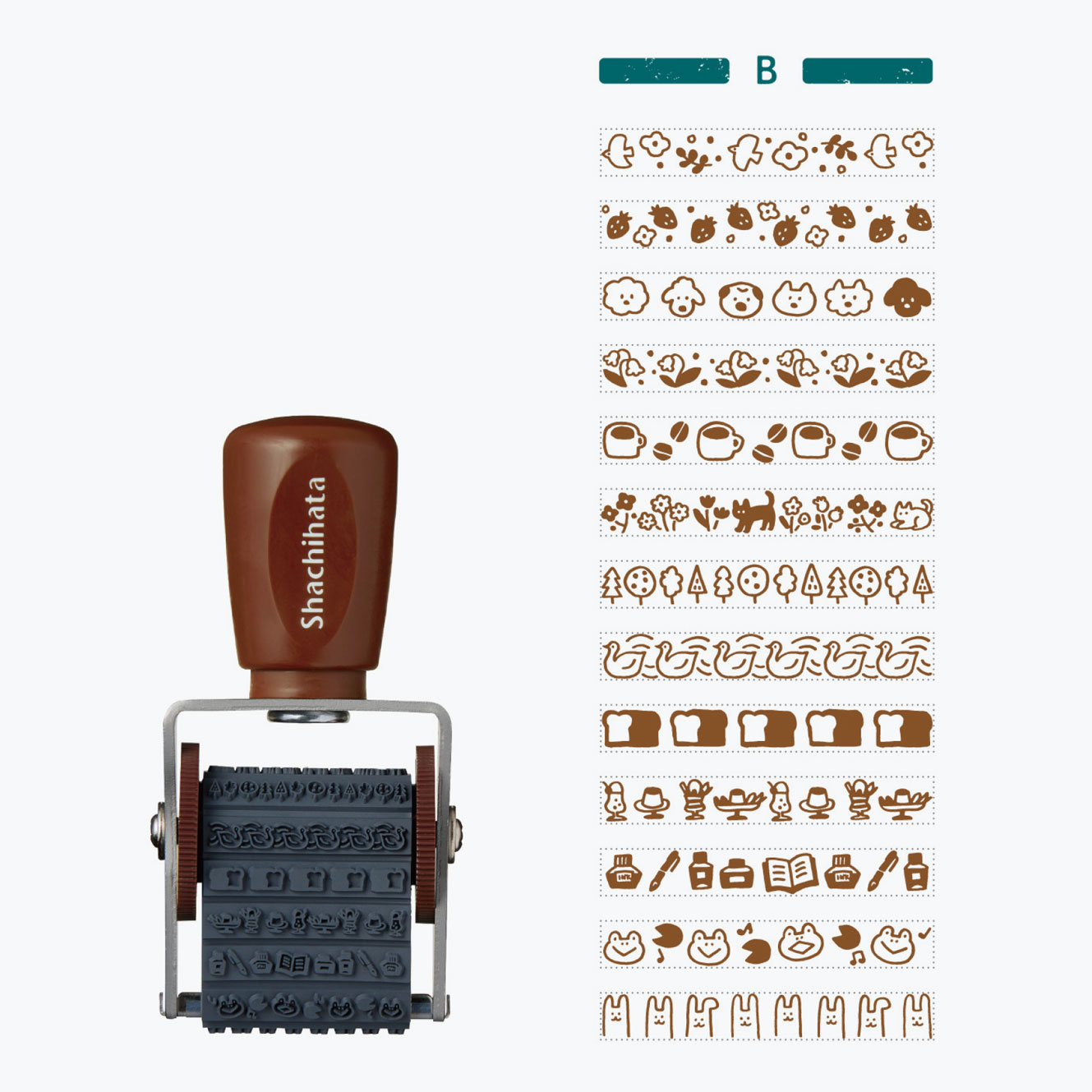 Shachihata - Stamp - Rotating - Furukawashiko - B