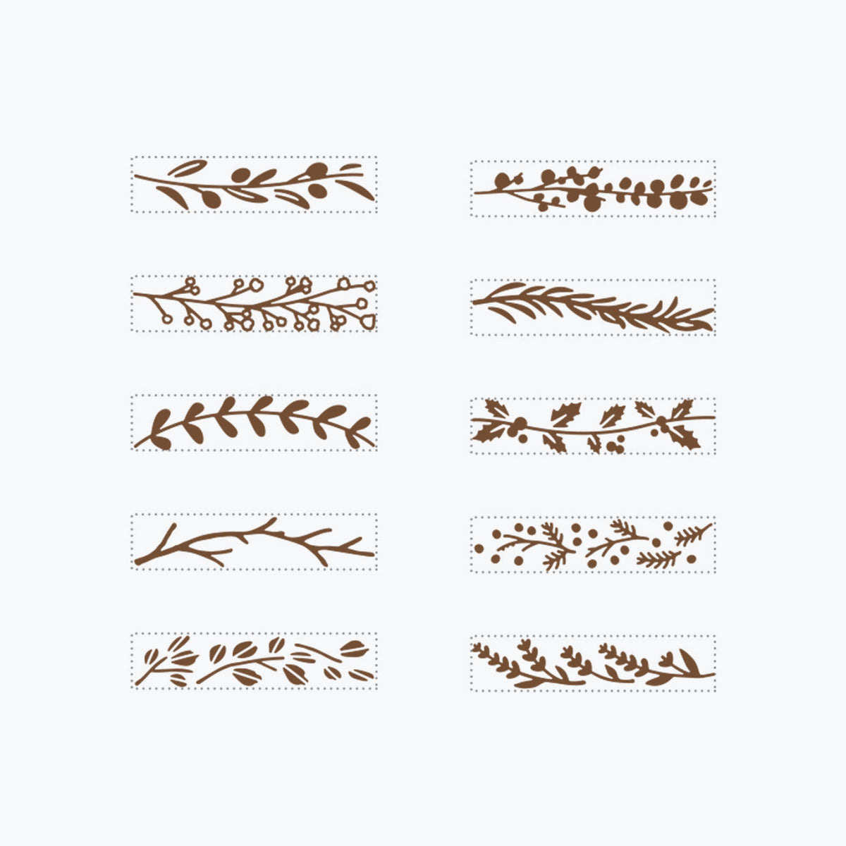 Shachihata - Stamp - Rotating - Mini - Leaves