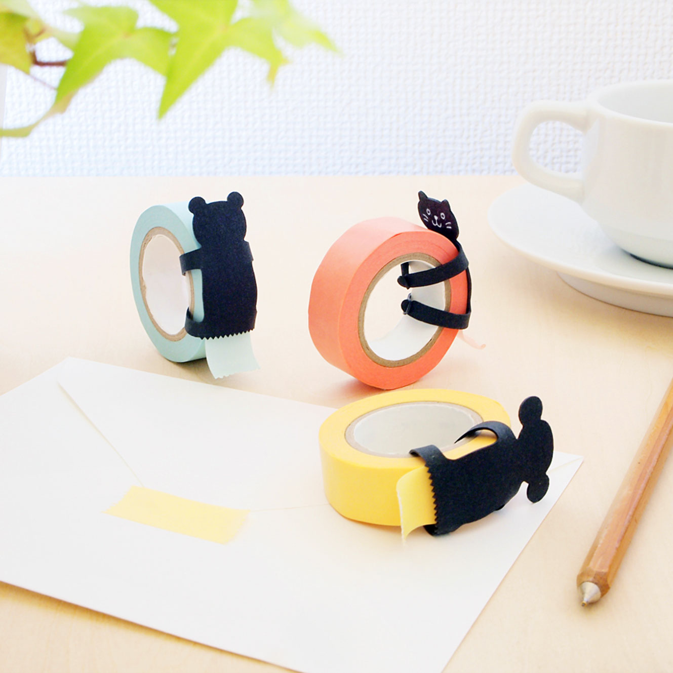 Sugai World - Washi Tape Dispenser - Animal Hug - Cat