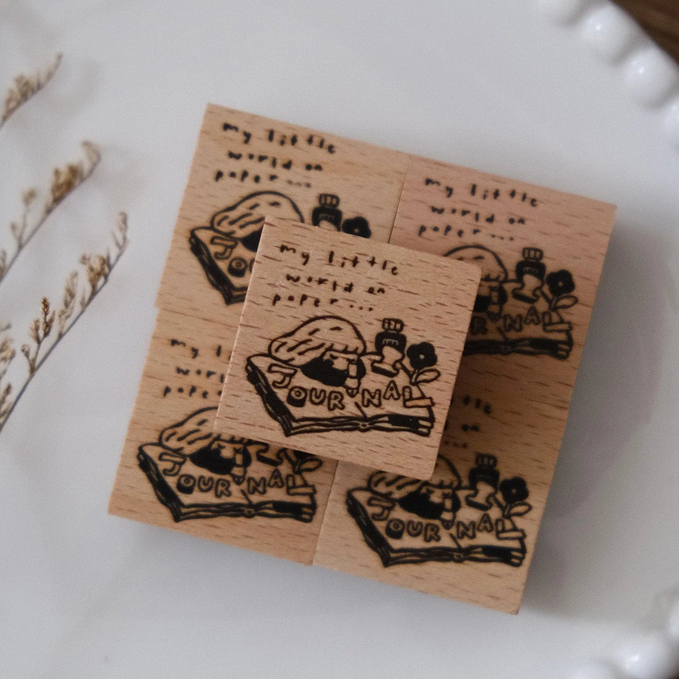 Eileen Tai - Stamp - Journaling Girl