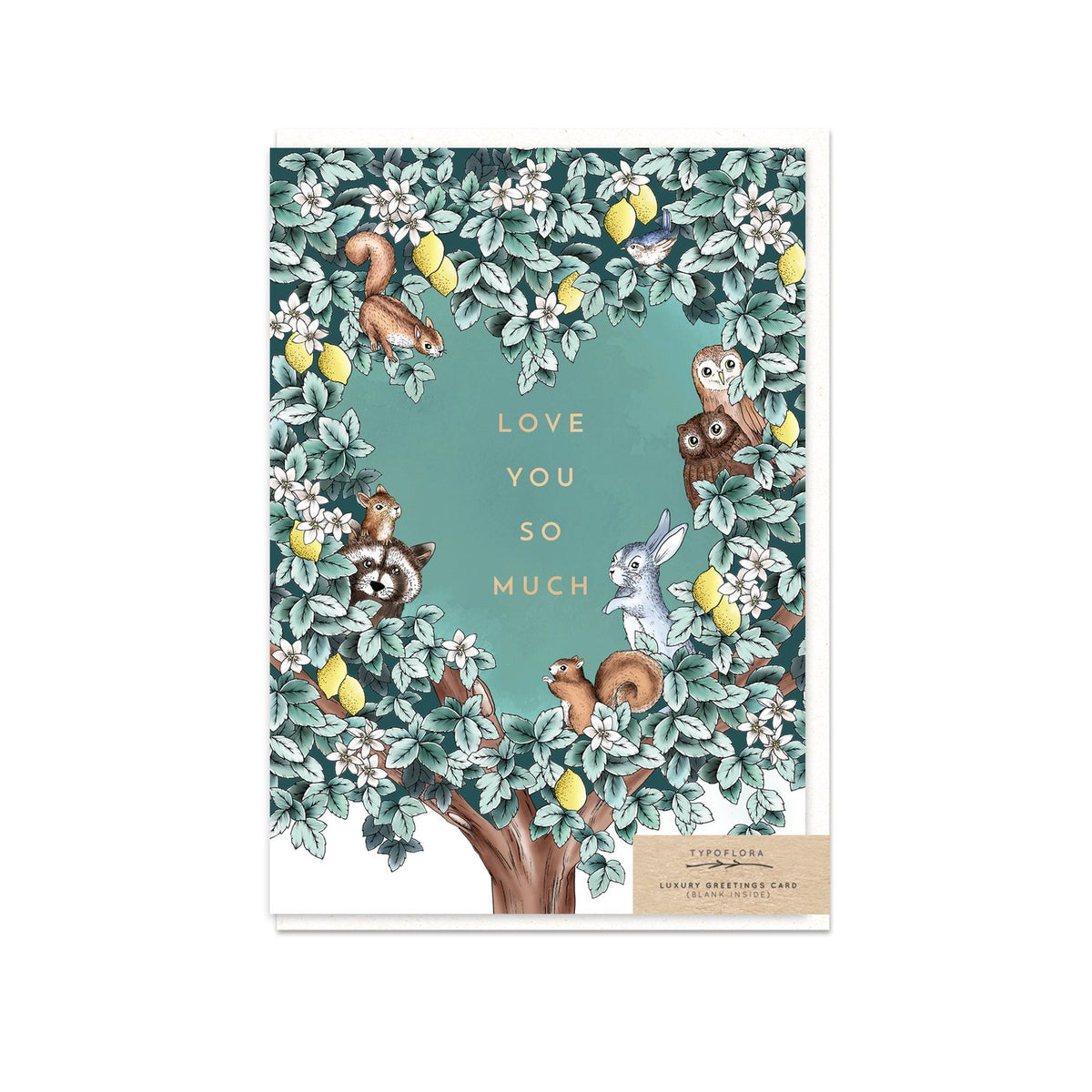 Typoflora - Card - Woodland Love You