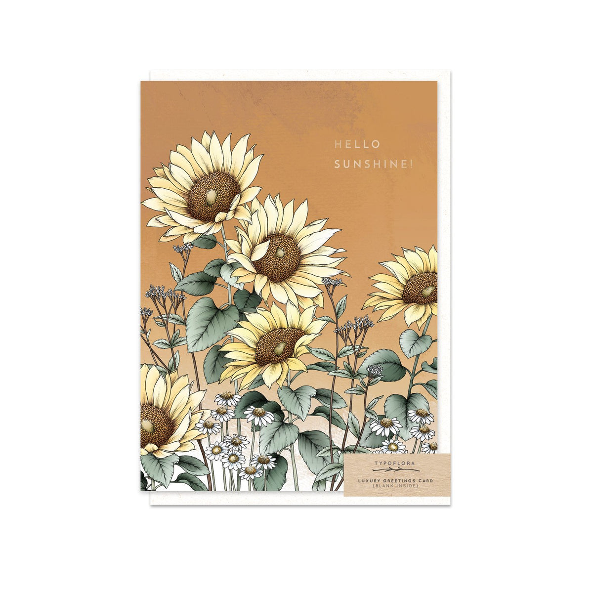 Typoflora - Card - Hello Sunshine